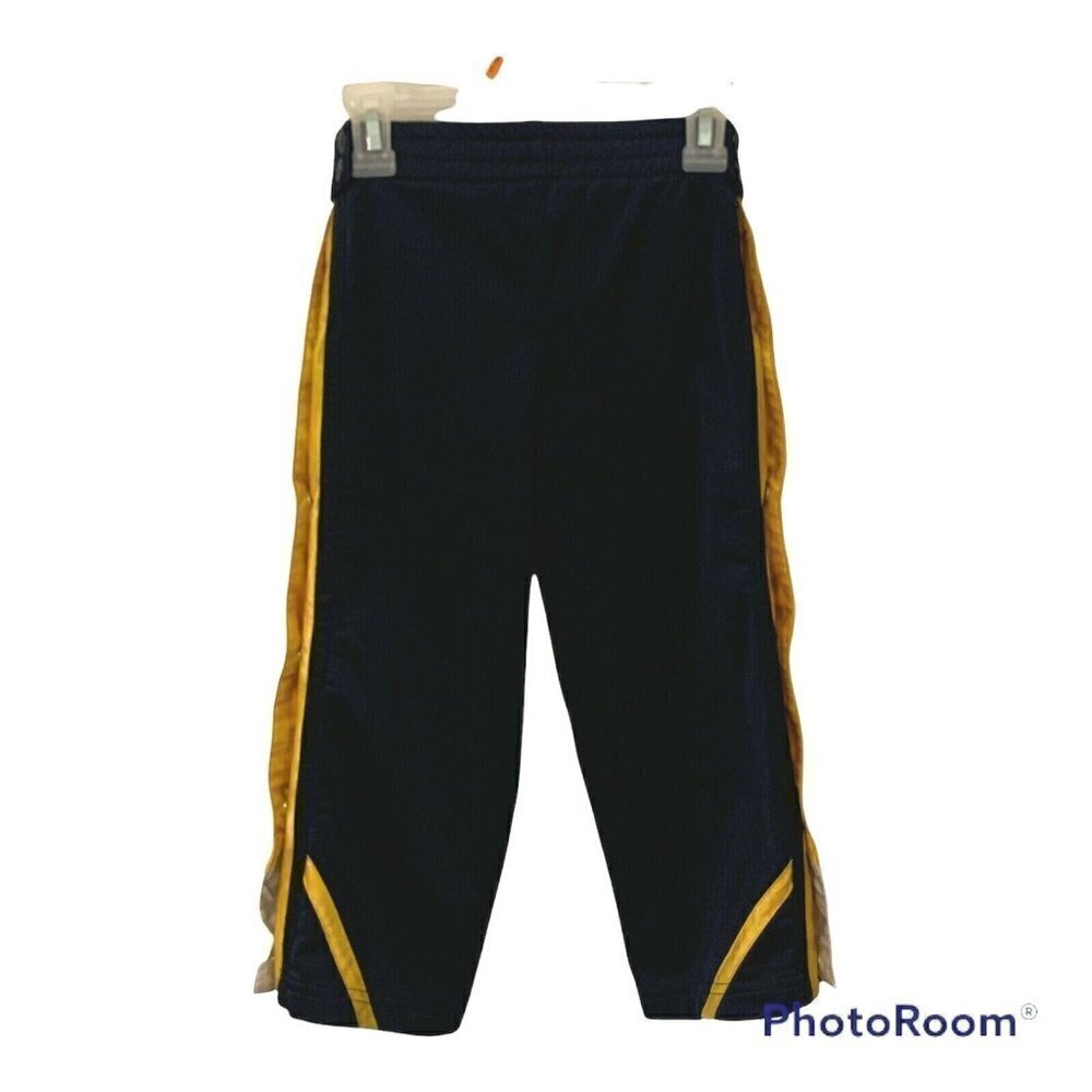 Cheetah Boys Track Pants Size S 4 Leg Snaps Blue Gold